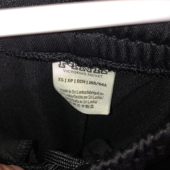 PINK Victoria’s Secret sweatpants track pants size XS gray and black workout​​ - Picture 4 of 5